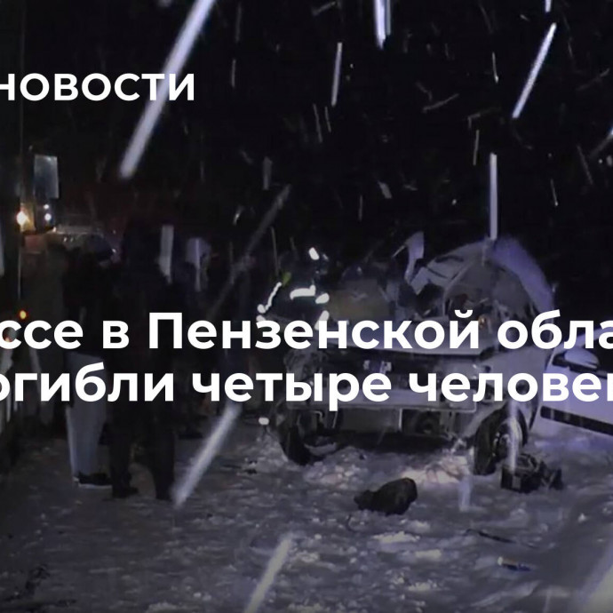 На трассе в Пензенской области в ДТП погибли четыре человека