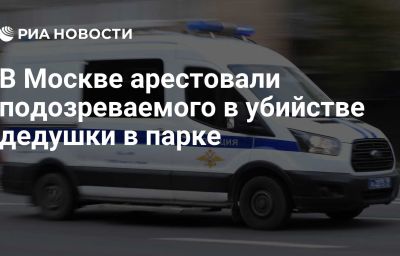 В Москве арестовали подозреваемого в убийстве дедушки в парке