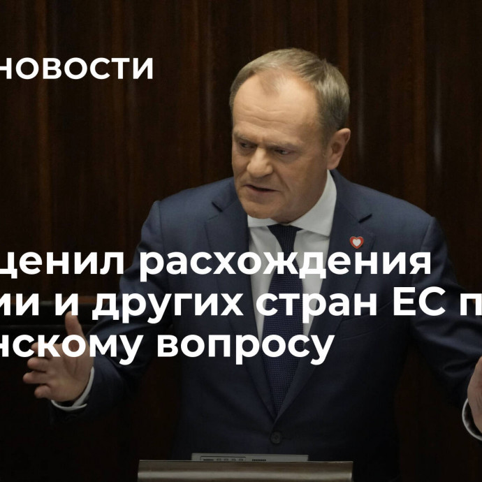 Туск оценил расхождения Венгрии и других стран ЕС по украинскому вопросу