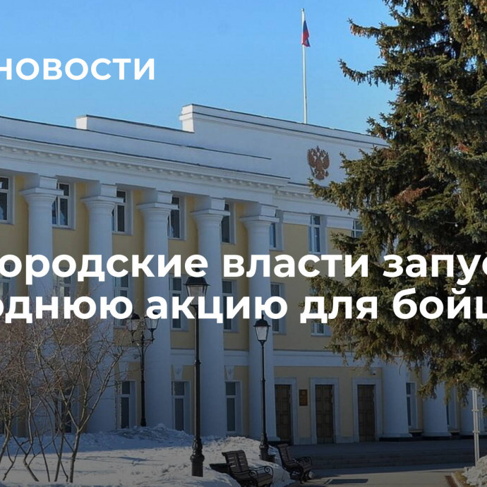 Нижегородские власти запустили новогоднюю акцию для бойцов СВО