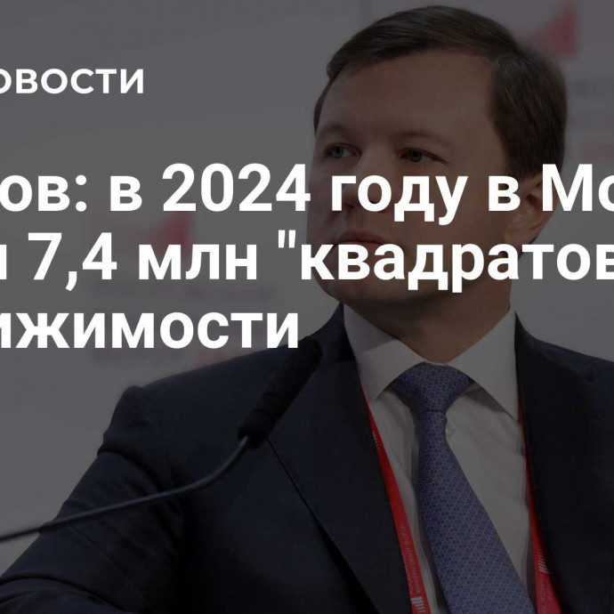 Ефимов: в 2024 году в Москве ввели 7,4 млн 