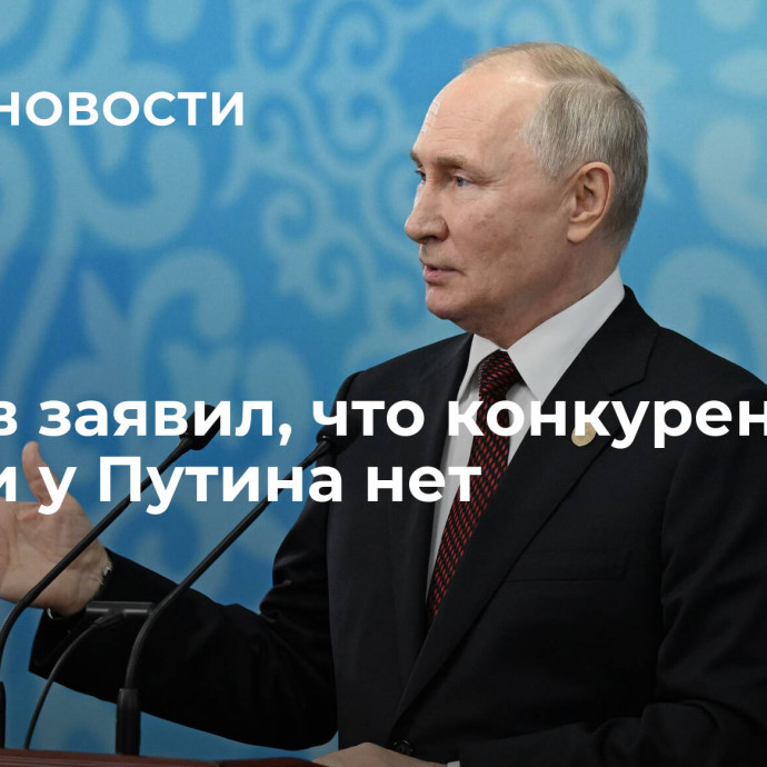 Песков заявил, что конкурентов в России у Путина нет