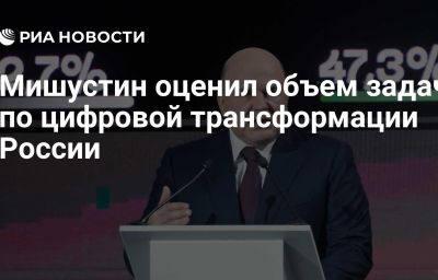 Мишустин оценил объем задач по цифровой трансформации России