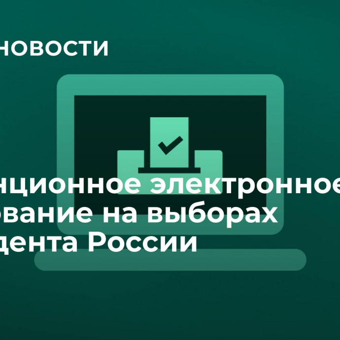 Дистанционное электронное голосование на выборах президента России