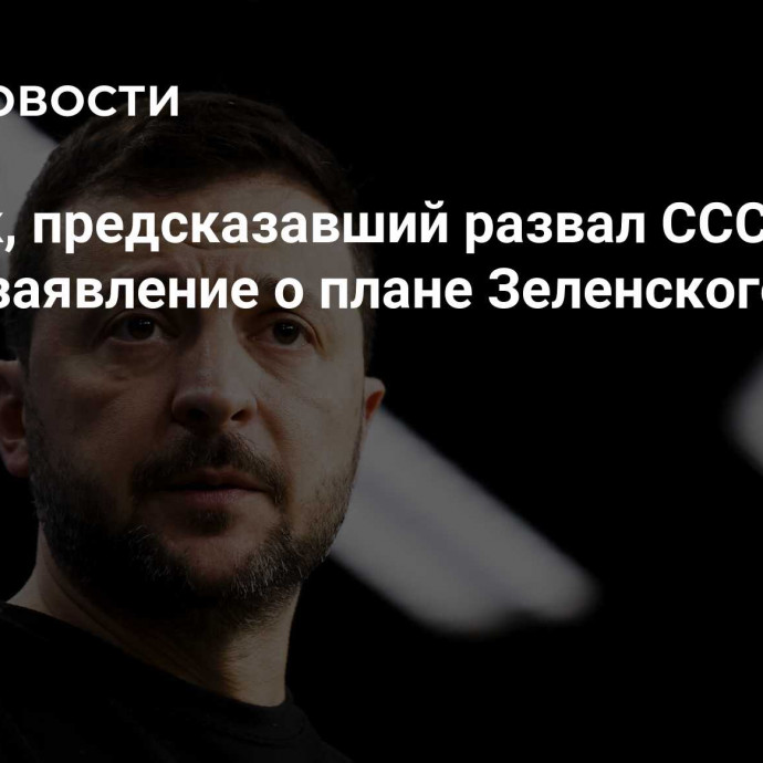 Историк, предсказавший развал СССР, сделал заявление о плане Зеленского