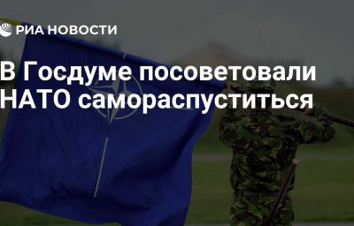 В Госдуме посоветовали НАТО самораспуститься