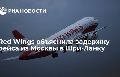 Red Wings объяснила задержку рейса из Москвы в Шри-Ланку