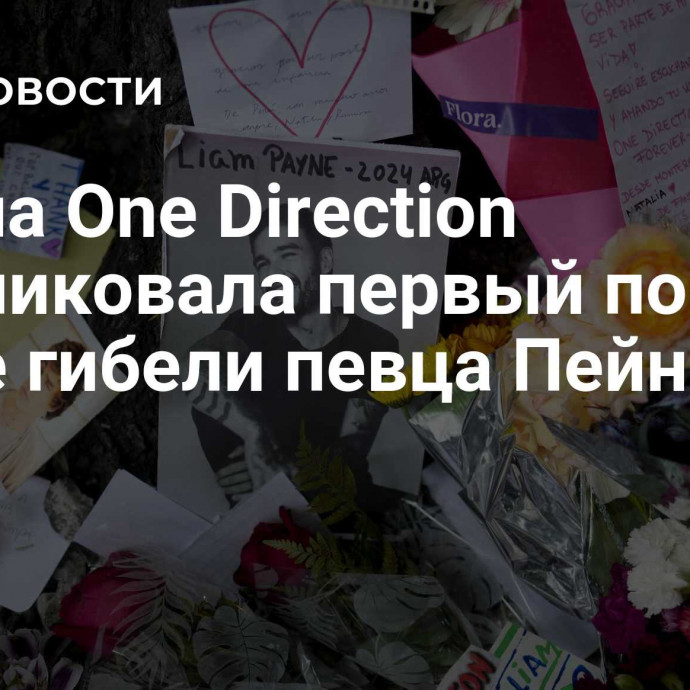 Группа One Direction опубликовала первый пост после гибели певца Пейна