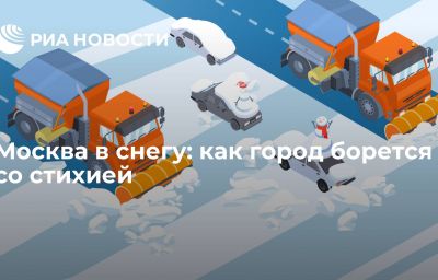 Москва в снегу: как город борется со стихией