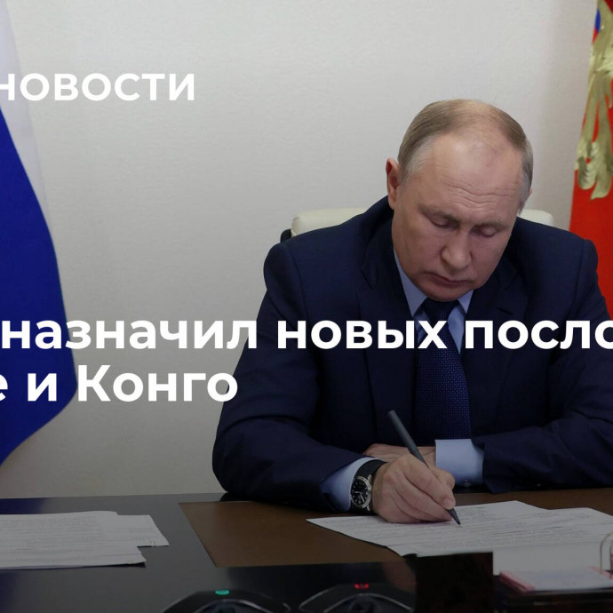 Путин назначил новых послов в Габоне и Конго