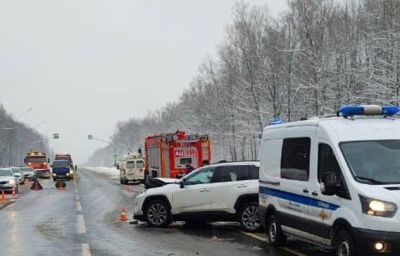 Момент фатальной аварии в Новой Москве снял регистратор