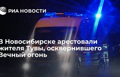 В Новосибирске арестовали жителя Тувы, осквернившего Вечный огонь