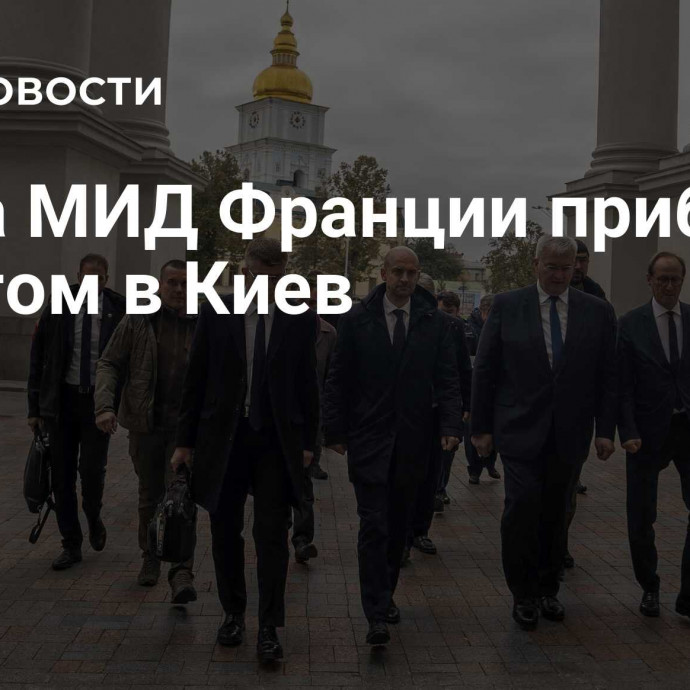 Глава МИД Франции прибыл с визитом в Киев