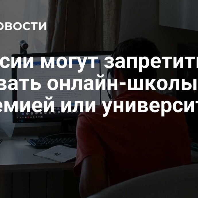 В России могут запретить называть онлайн-школы академией или университетом