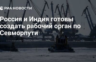 Россия и Индия готовы создать рабочий орган по Севморпути