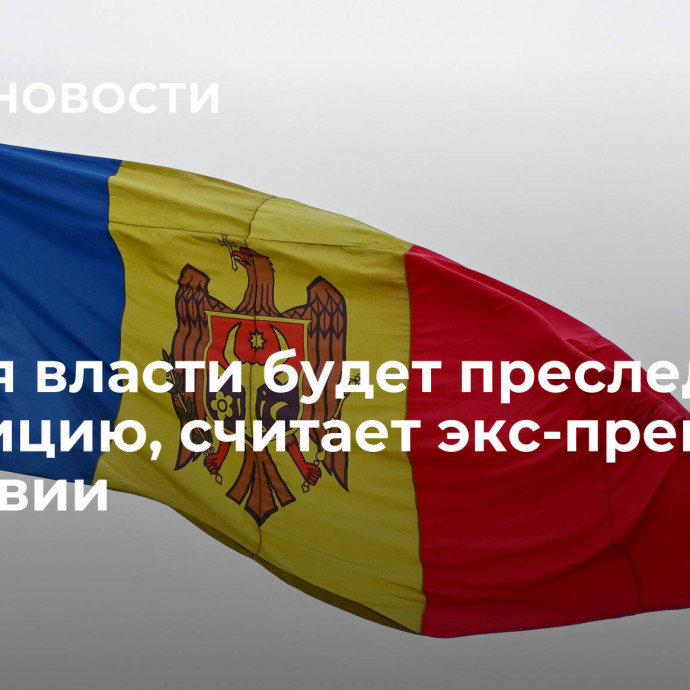 Партия власти будет преследовать оппозицию, считает экс-премьер Молдавии