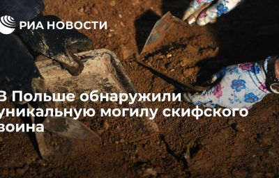 В Польше обнаружили уникальную могилу скифского воина