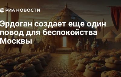 Эрдоган создает еще один повод для беспокойства Москвы