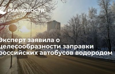 Эксперт заявила о целесообразности заправки российских автобусов водородом