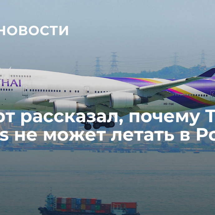 Эксперт рассказал, почему Thai Airways не может летать в Россию