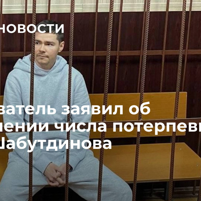 Следователь заявил об увеличении числа потерпевших в деле Шабутдинова