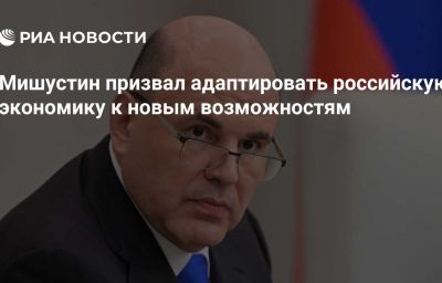 Мишустин призвал адаптировать российскую экономику к новым возможностям