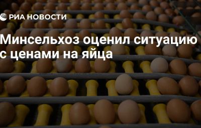 Минсельхоз оценил ситуацию с ценами на яйца