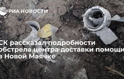 СК рассказал подробности обстрела центра доставки помощи в Новой Маячке