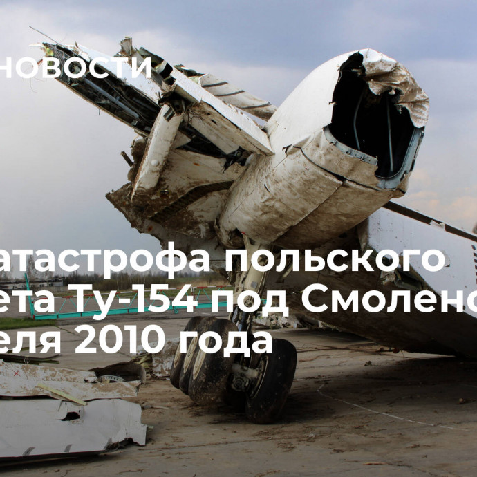 Авиакатастрофа польского самолета Ту-154 под Смоленском 10 апреля 2010 года