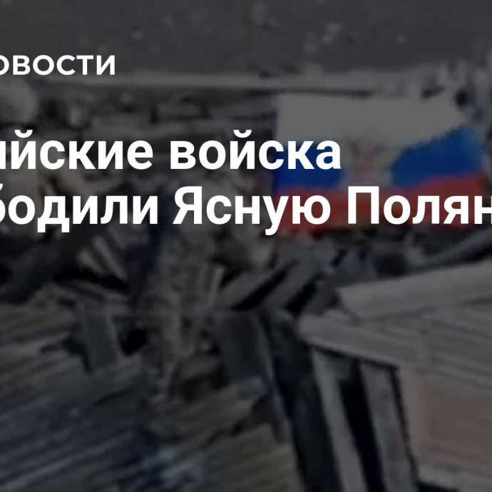 Российские войска освободили Ясную Поляну в ДНР