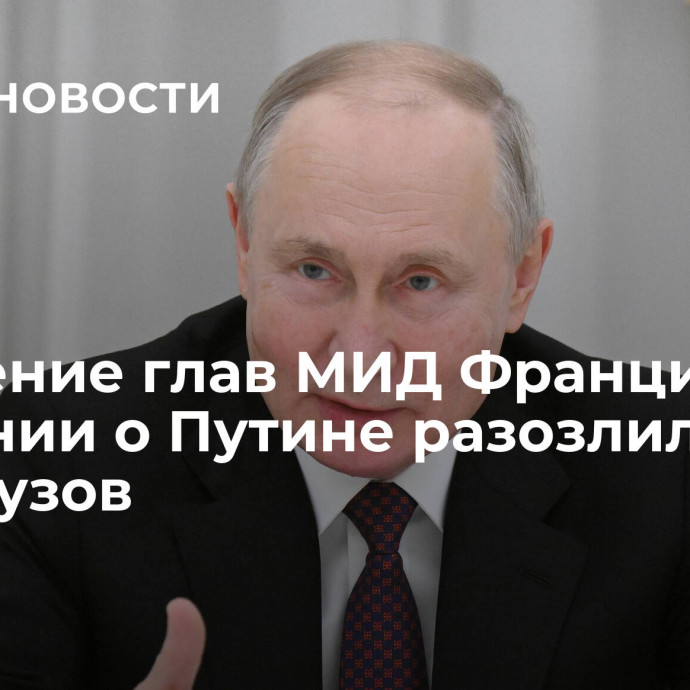 Заявление глав МИД Франции и Британии о Путине разозлили французов