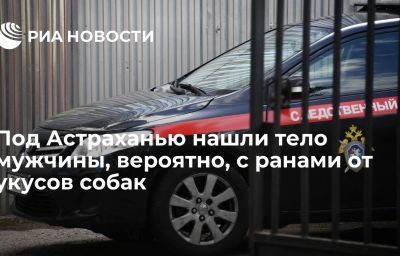 Под Астраханью нашли тело мужчины, вероятно, с ранами от укусов собак