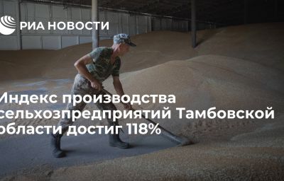 Индекс производства сельхозпредприятий Тамбовской области достиг 118%