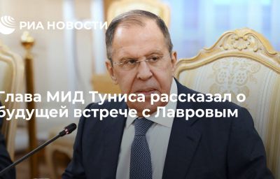 Глава МИД Туниса рассказал о будущей встрече с Лавровым