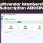 Multivendor Membership/Subscription ADDON