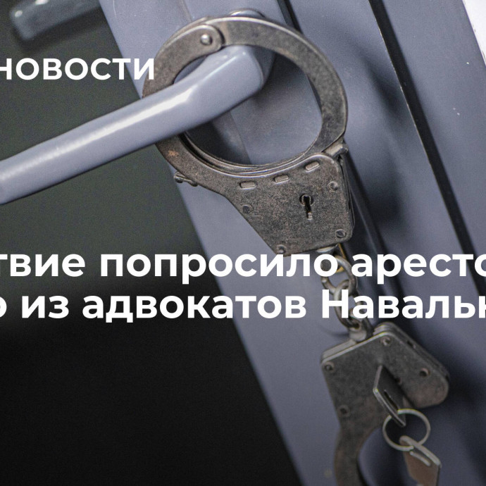 Следствие попросило арестовать одного из адвокатов Навального