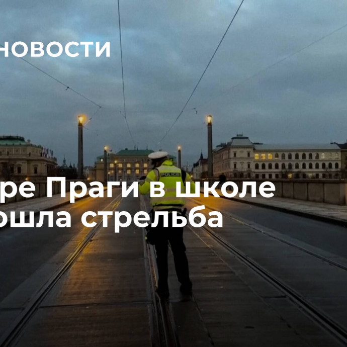 В центре Праги в школе произошла стрельба