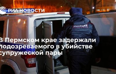 В Пермском крае задержали подозреваемого в убийстве супружеской пары