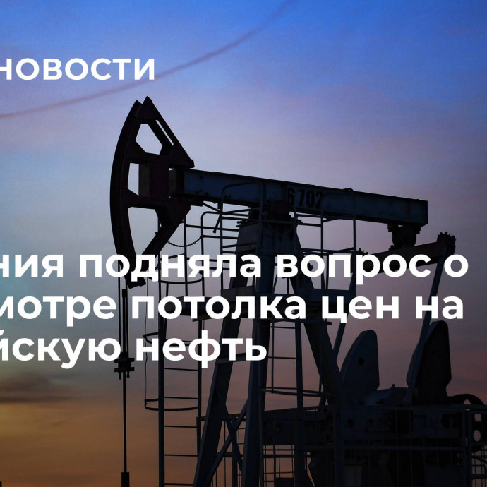 Британия подняла вопрос о пересмотре потолка цен на российскую нефть