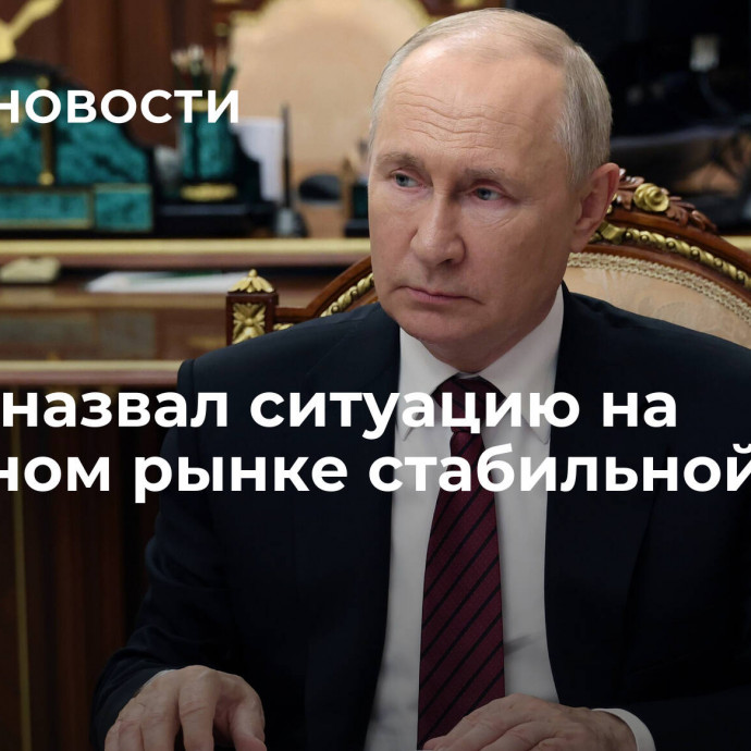 Путин назвал ситуацию на валютном рынке стабильной