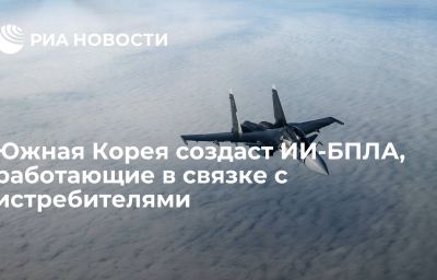 Южная Корея создаст ИИ-БПЛА, работающие в связке с истребителями