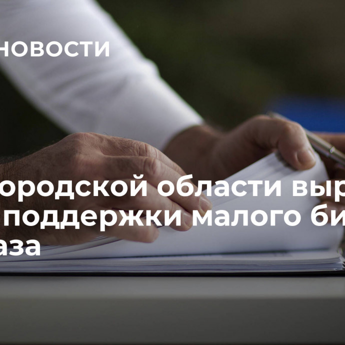 В Белгородской области вырос объем поддержки малого бизнеса в 6,5 раза