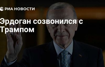 Эрдоган созвонился с Трампом