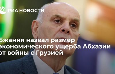 Бжания назвал размер экономического ущерба Абхазии от войны с Грузией