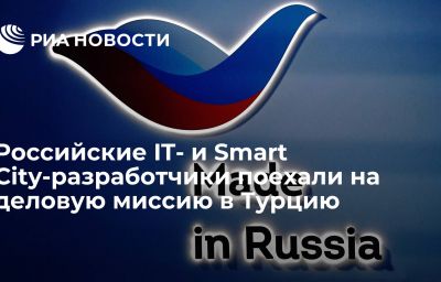 Российские IT- и Smart City-разработчики поехали на деловую миссию в Турцию