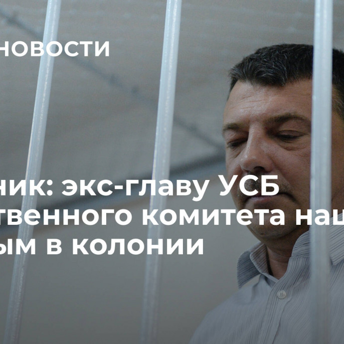 Источник: экс-главу УСБ Следственного комитета нашли мертвым в колонии