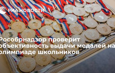 Рособрнадзор проверит объективность выдачи медалей на олимпиаде школьников