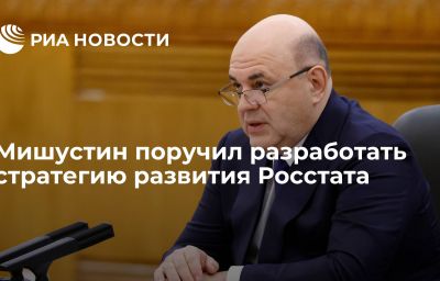 Мишустин поручил разработать стратегию развития Росстата