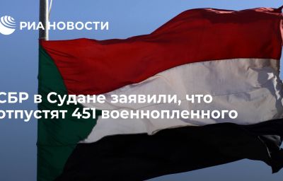 СБР в Судане заявили, что отпустят 451 военнопленного