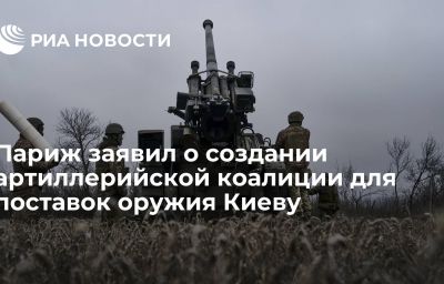 Париж заявил о создании артиллерийской коалиции для поставок оружия Киеву